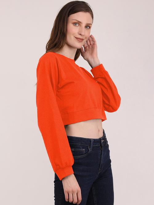 women's plain sweatshirt - 19438188 - Standard Image - 0