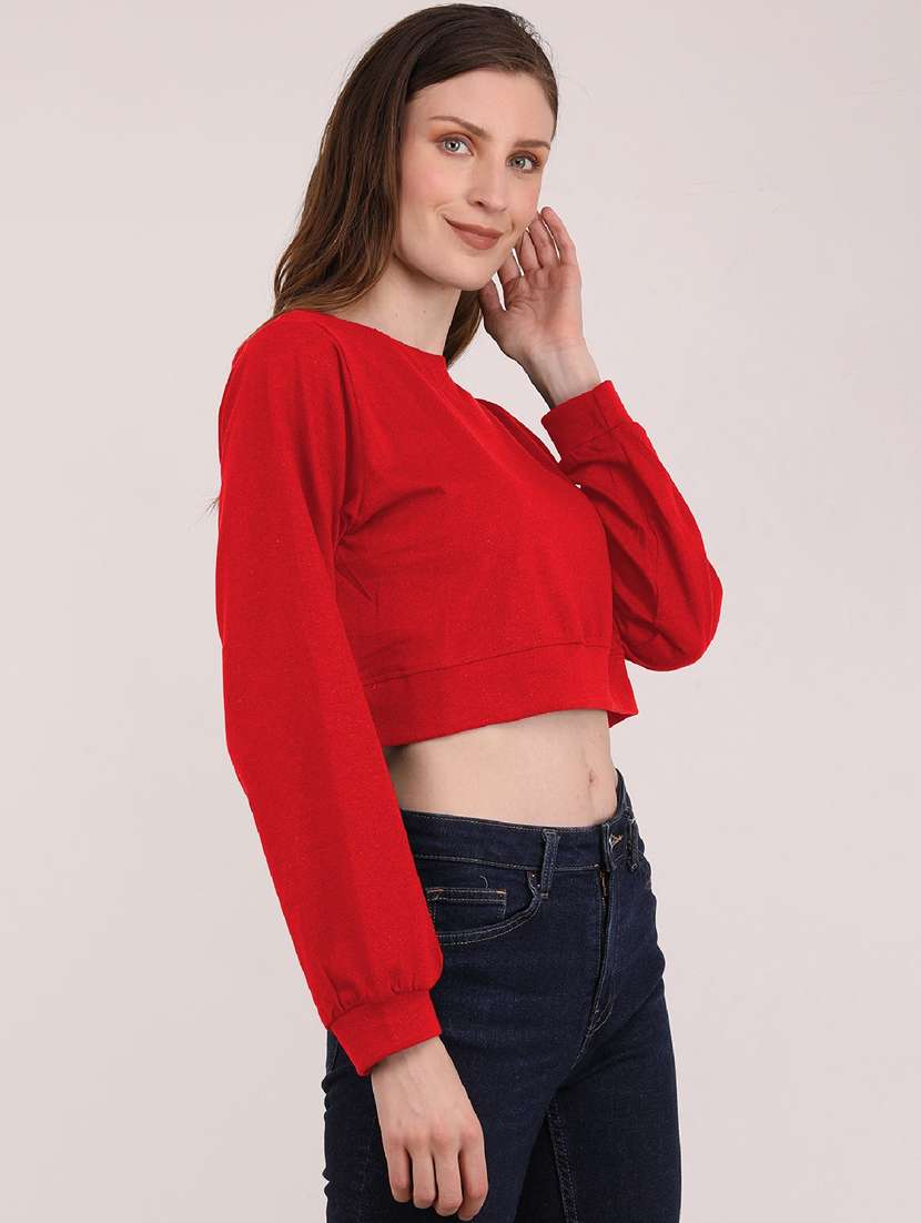 women's plain sweatshirt - 19438189 - Zoom Image - 0