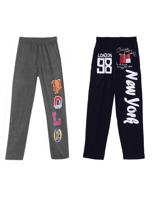 boys pack of 2 printed track pants - 19440763 - Standard Image - 0