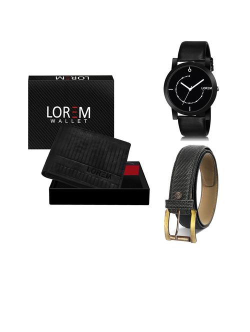 belt, wallet & watch gift combo - 19451310 -  Standard Image - 0