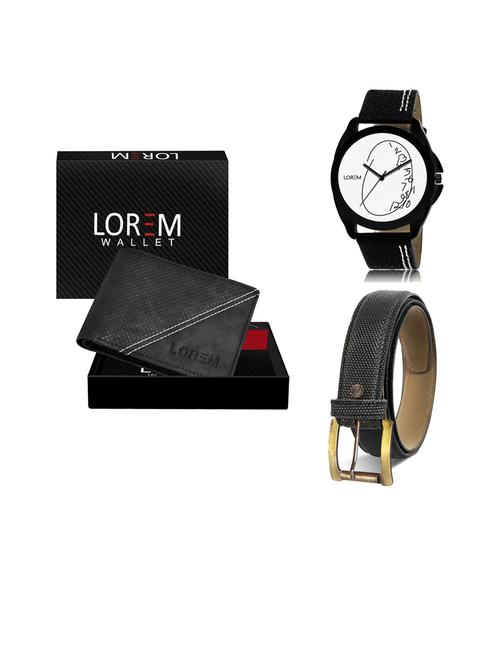 belt, wallet & watch gift combo - 19451318 -  Standard Image - 0