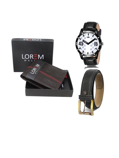 belt, wallet & watch gift combo - 19451326 - Standard Image - 0