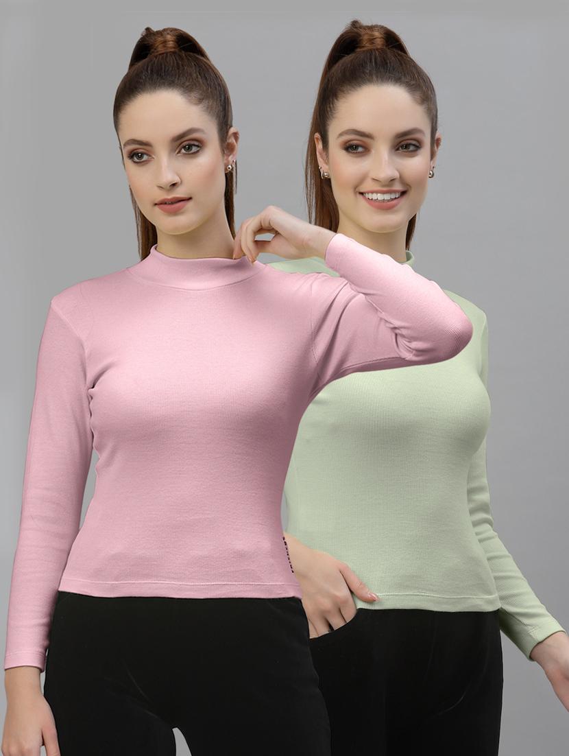 women's straight high neck top - 19451734 - Zoom Image - 0