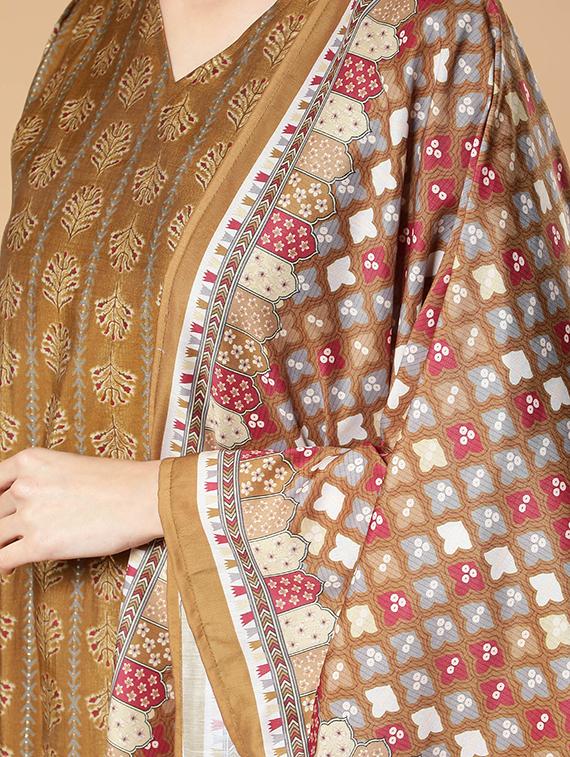 printed kurta pant set - 19452044 - Standard Image - 3