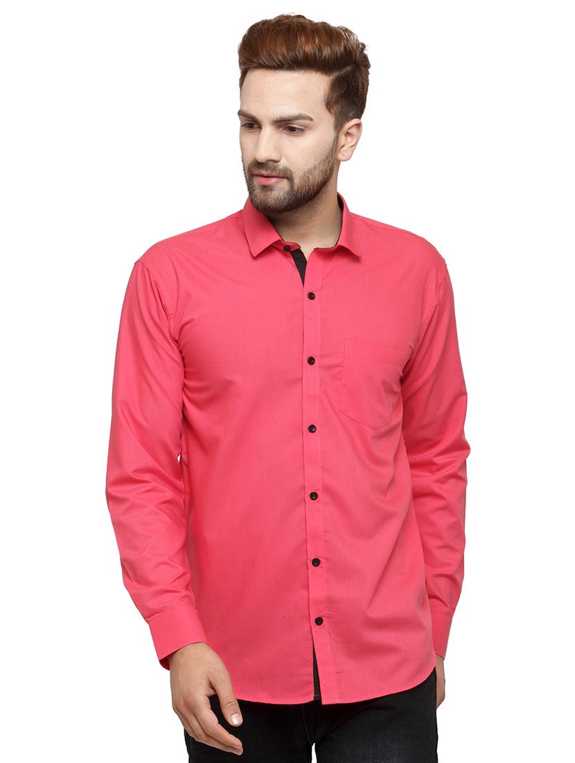 mens solid casual shirt - 19452980 - Zoom Image - 0
