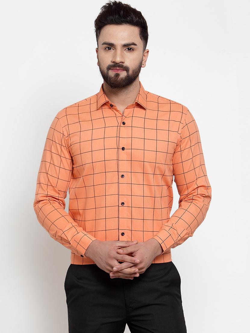 mens checks formal shirt - 19453115 -  Zoom Image - 0