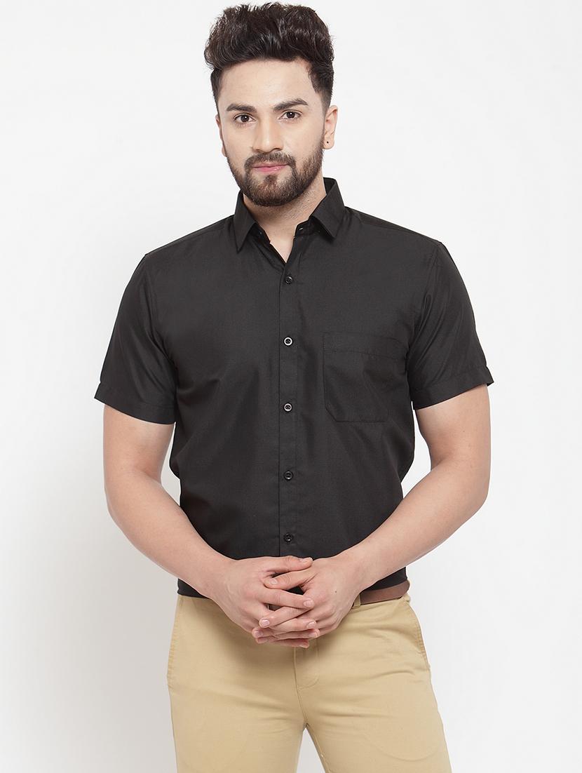 mens solids formal shirt
