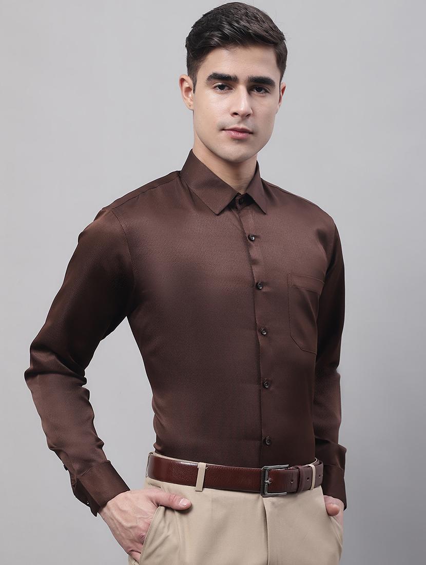 mens solids formal shirt - 19453145 - Zoom Image - 0