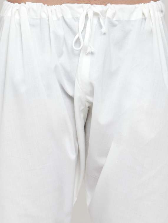 pink solid cotton kurta pyjama set - 19453369 -  Standard Image - 5