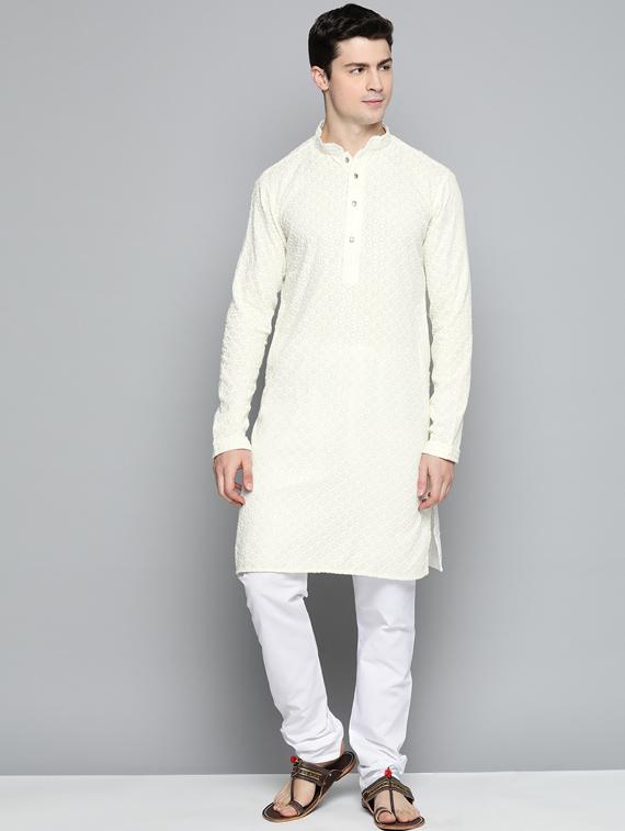sequined embroidered kurta pyjama set - 19453397 - Zoom Image - 0