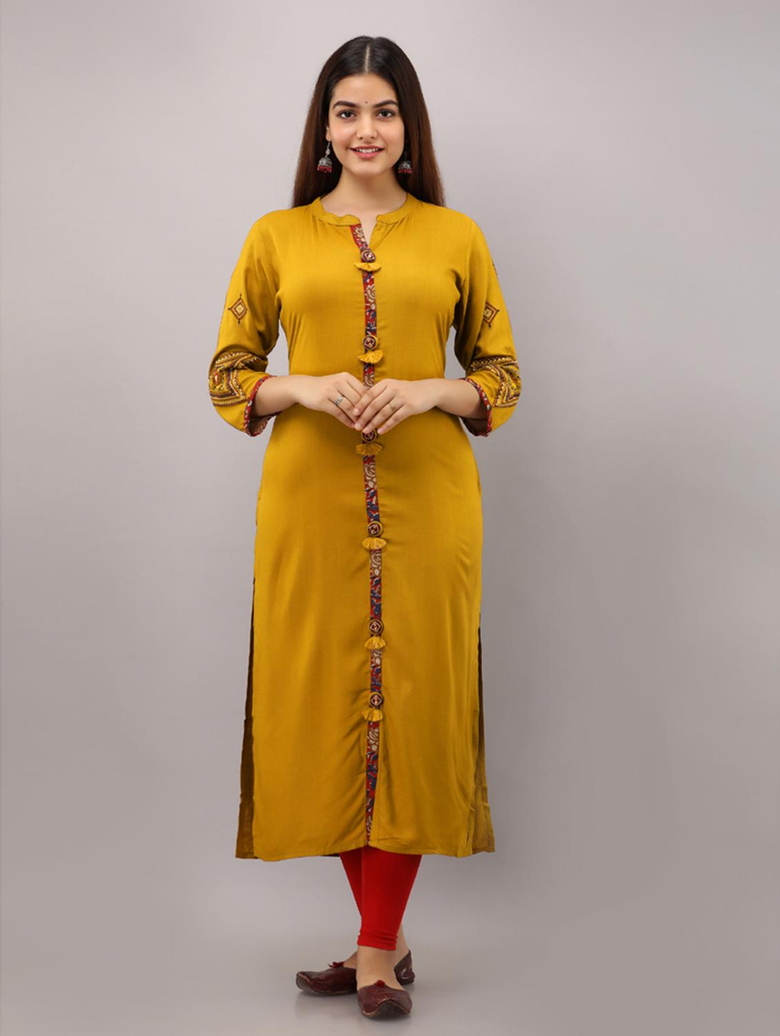 women's straight kurta - 19471462 - Zoom Image - 0