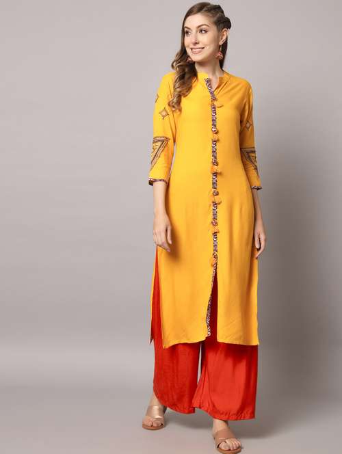women's straight kurta - 19471463 - Standard Image - 0