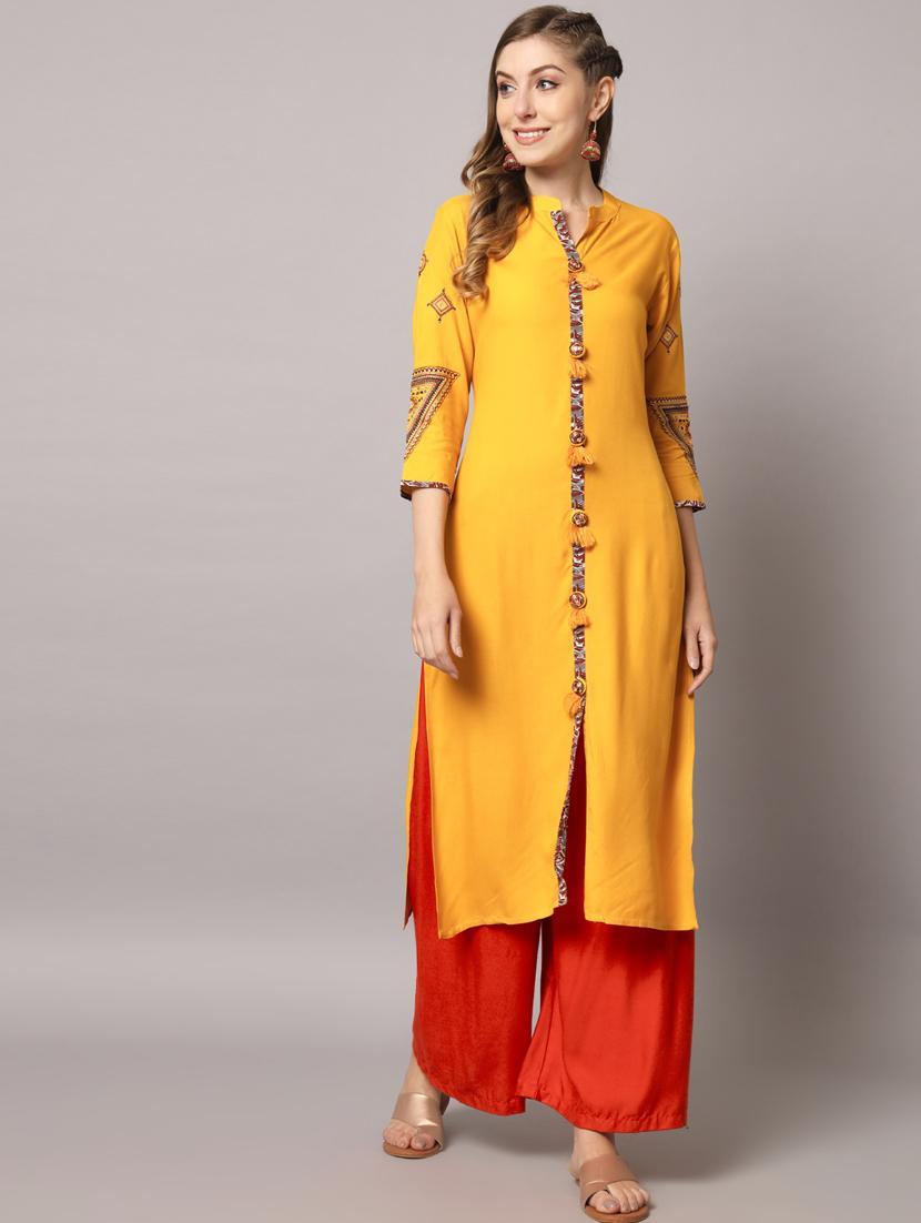 women's straight kurta - 19471463 - Zoom Image - 0