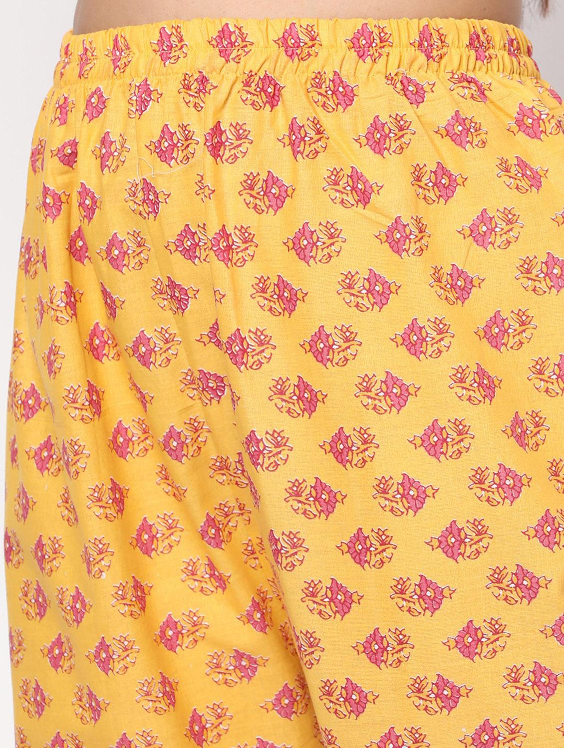 mustard kurta pant set - 19471593 - Standard Image - 5