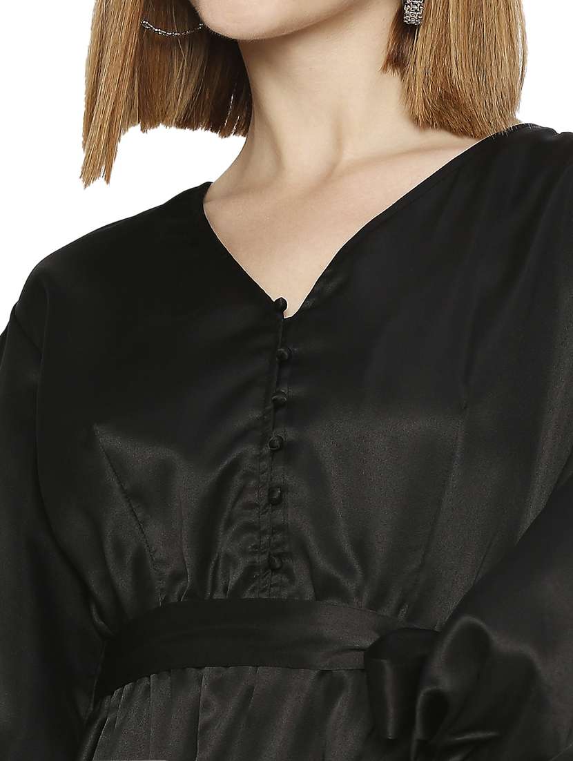 Women's Fit & Flare Solid Dress