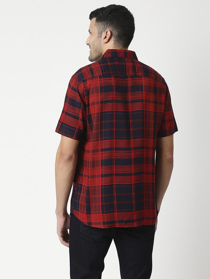 mens checks casual shirt - 19472780 - Standard Image - 3