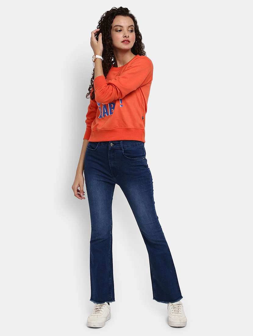 women's front print sweatshirt - 19472943 - Standard Image - 3