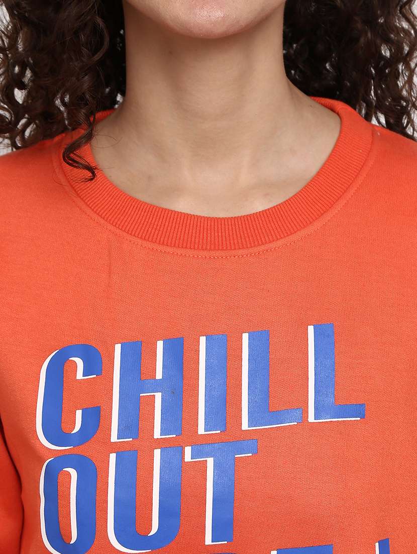women's front print sweatshirt - 19472943 - Standard Image - 5