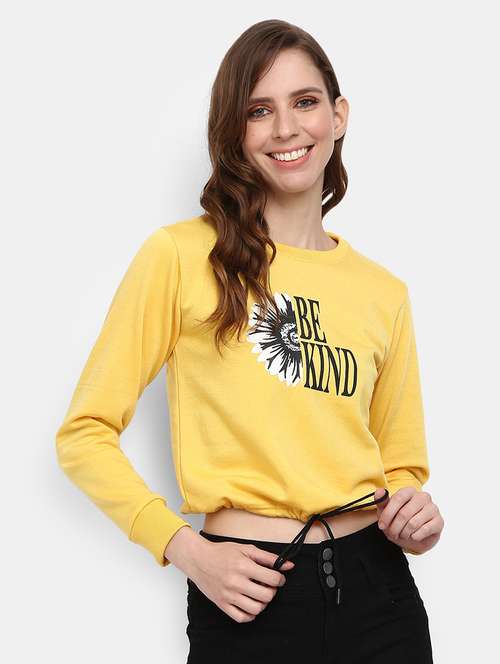 women's chest print sweatshirt - 19472952 -  Standard Image - 0