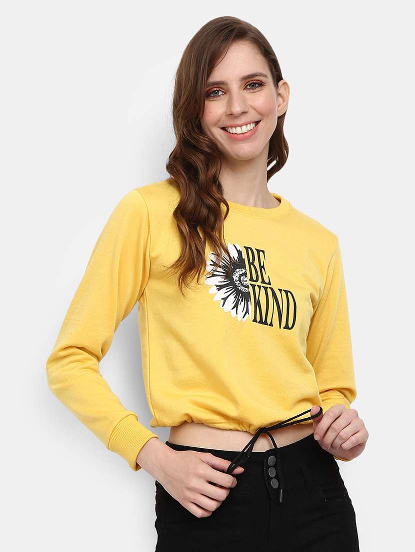 women's chest print sweatshirt - 19472952 -  Zoom Image - 0