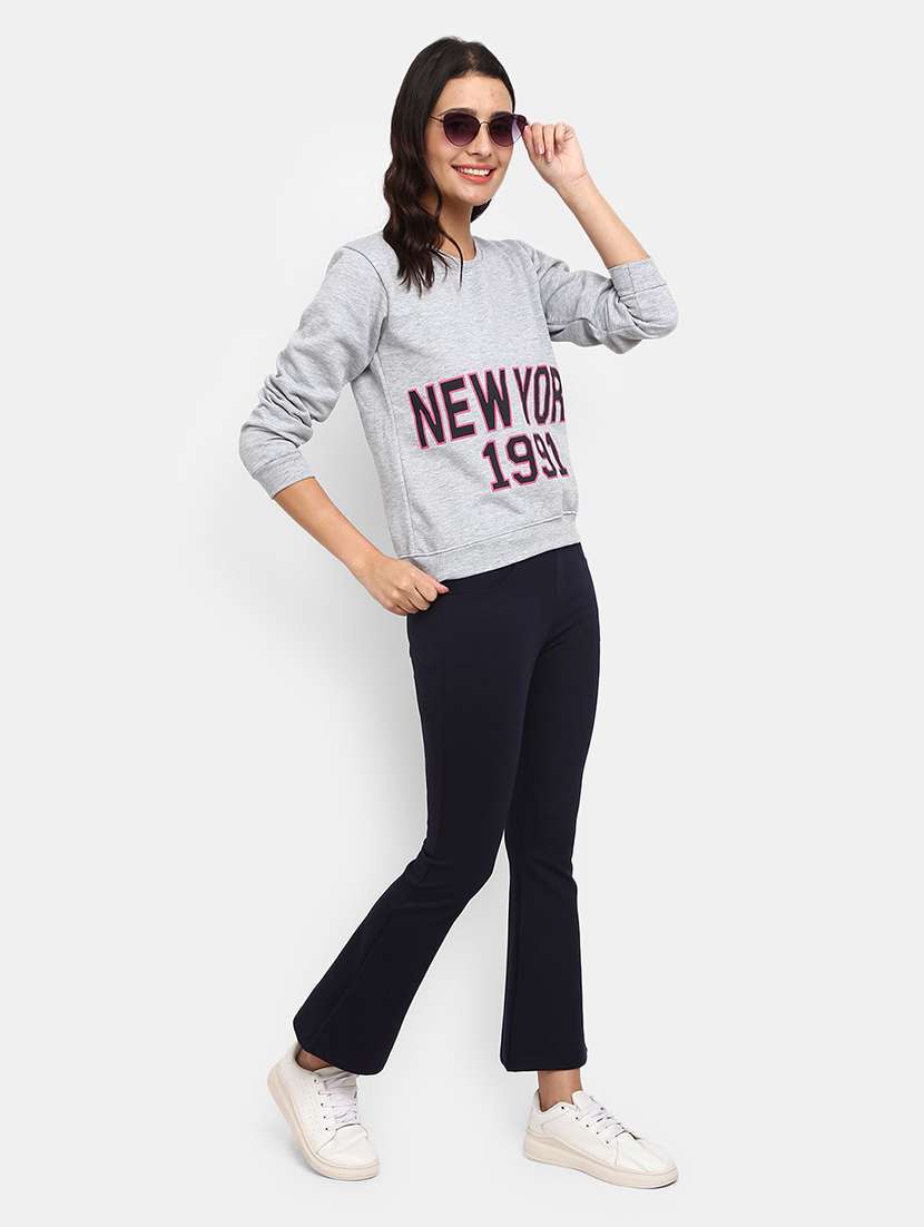 women's front print sweatshirt - 19472967 -  Standard Image - 3