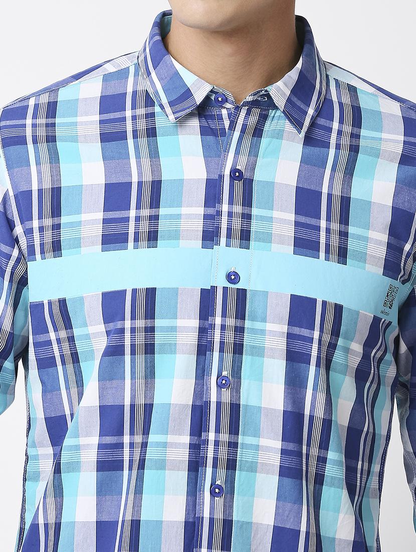 mens checks casual shirt - 19472987 - Standard Image - 5