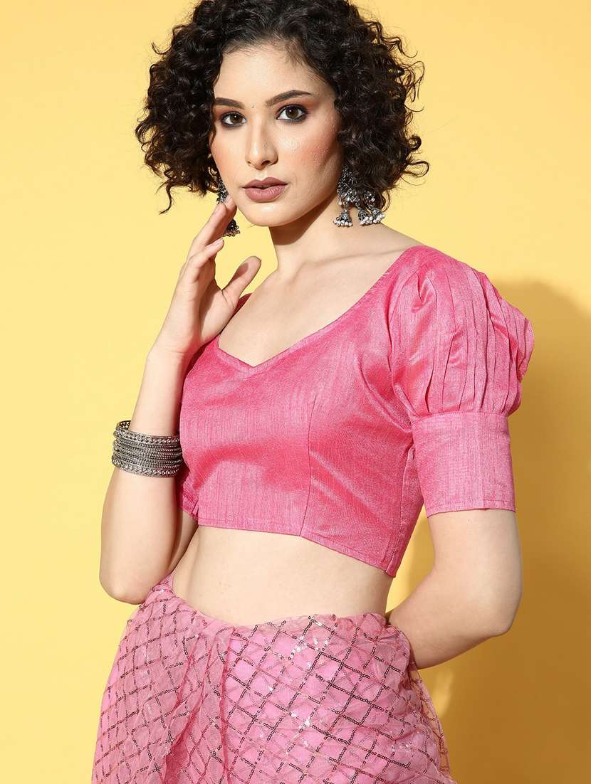 women's embellished saree with blouse - 19473429 -  Standard Image - 3