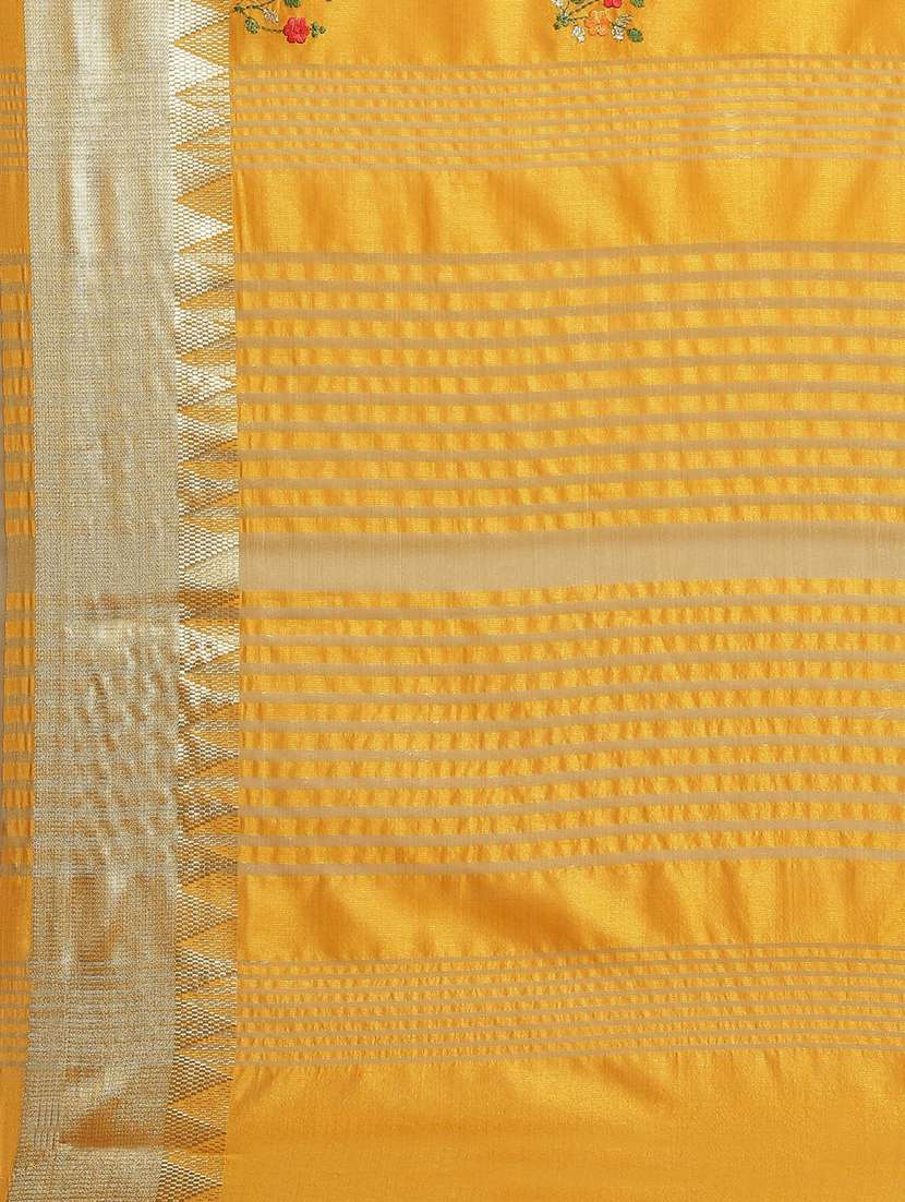 women's embroidered saree with blouse - 19473444 -  Standard Image - 5