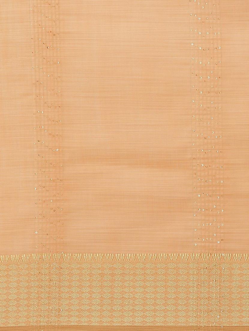 sequin work woven saree with blouse - 19473463 - Standard Image - 5