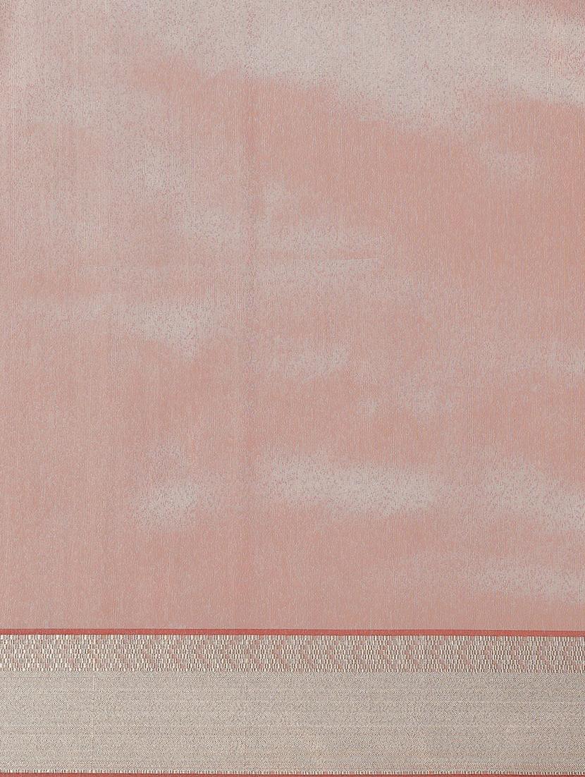 pink golden border saree with blouse - 19473475 - Standard Image - 3