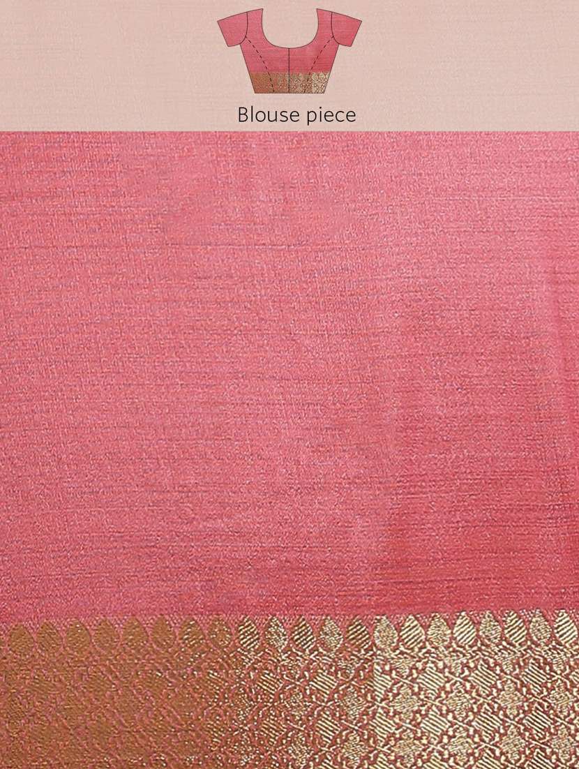 women's self design pink colored saree - 19473499 - Standard Image - 5