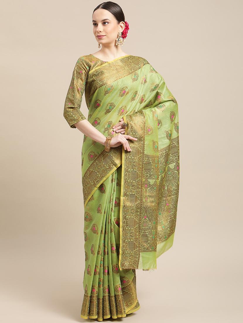self design printed saree - 19473677 - Zoom Image - 0