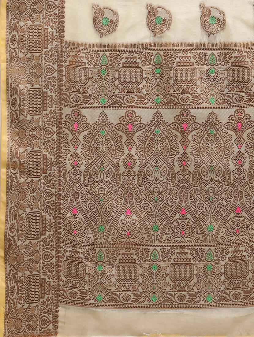 self design printed saree - 19473678 - Standard Image - 3