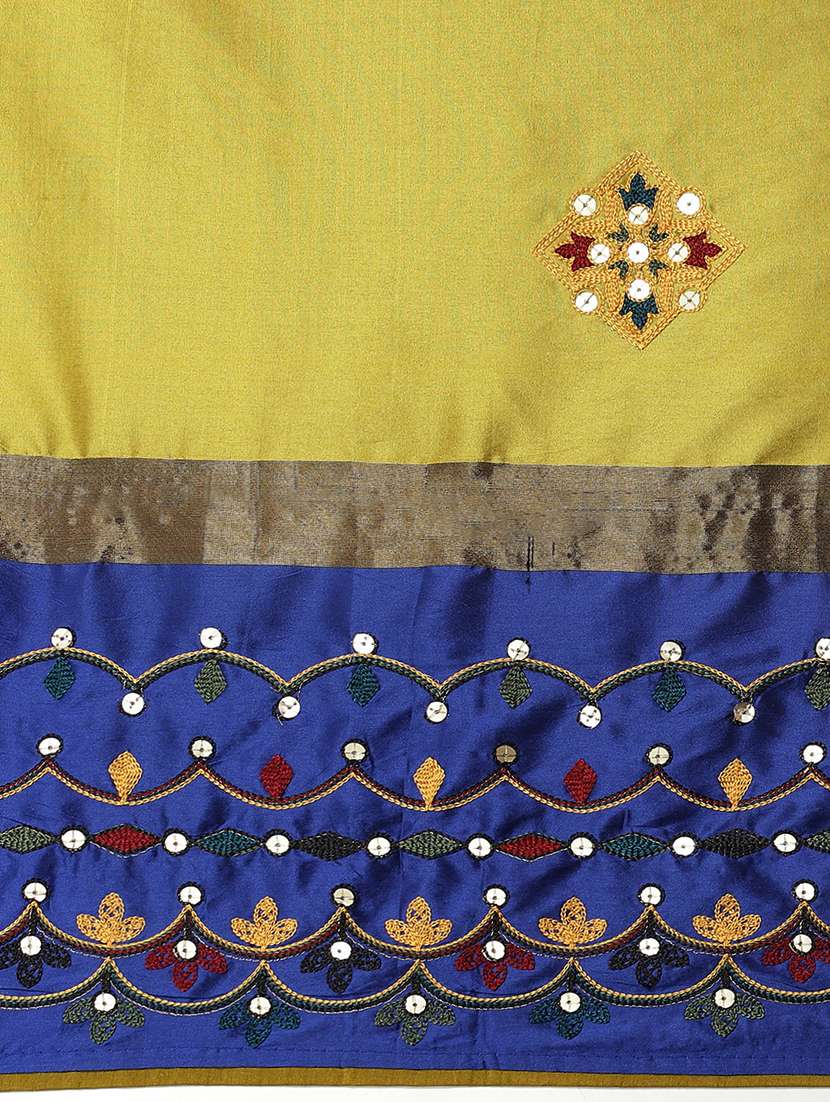 women's embroidered saree with blouse - 19473717 -  Standard Image - 5