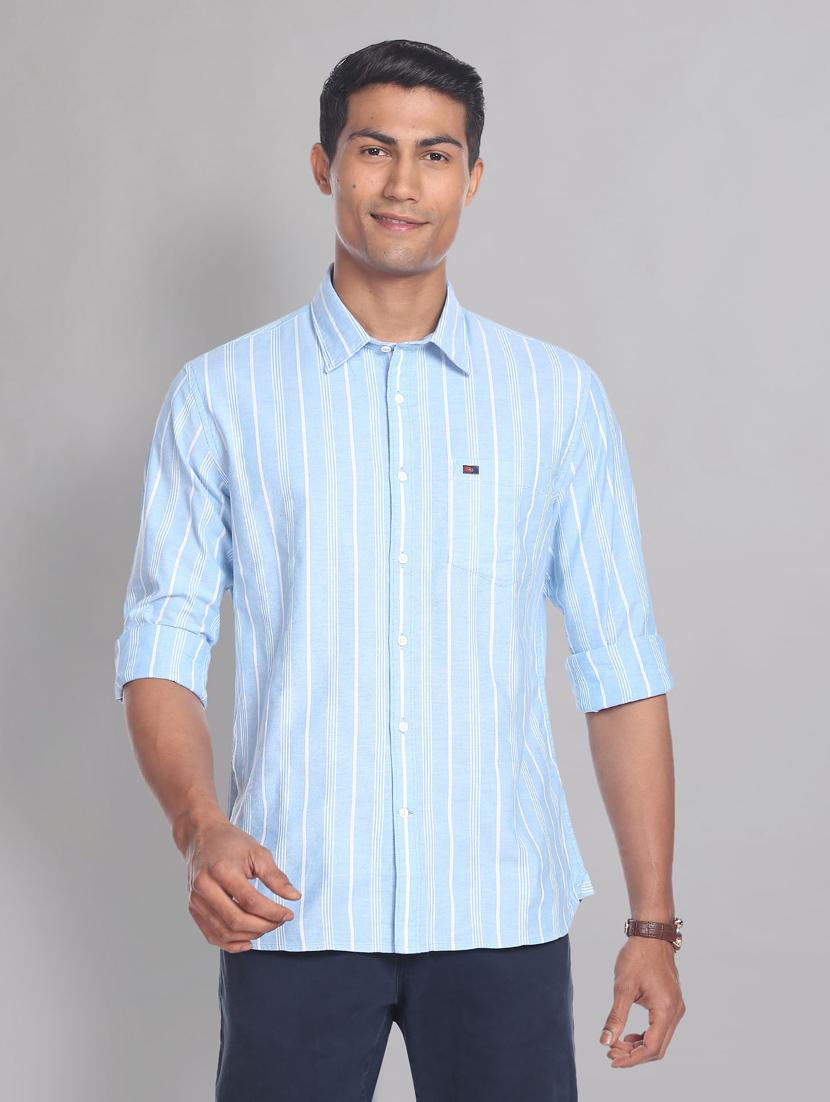 mens stripes casual shirt - 19474572 -  Zoom Image - 0