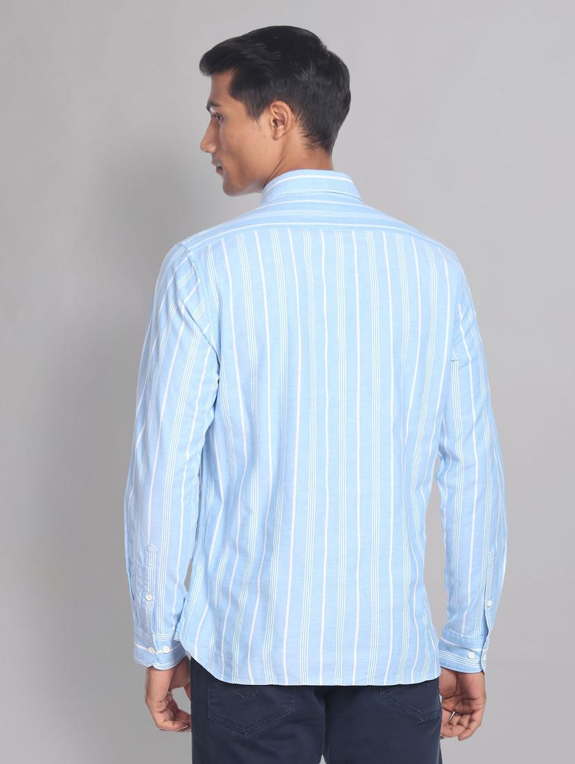 mens stripes casual shirt - 19474572 - Standard Image - 3
