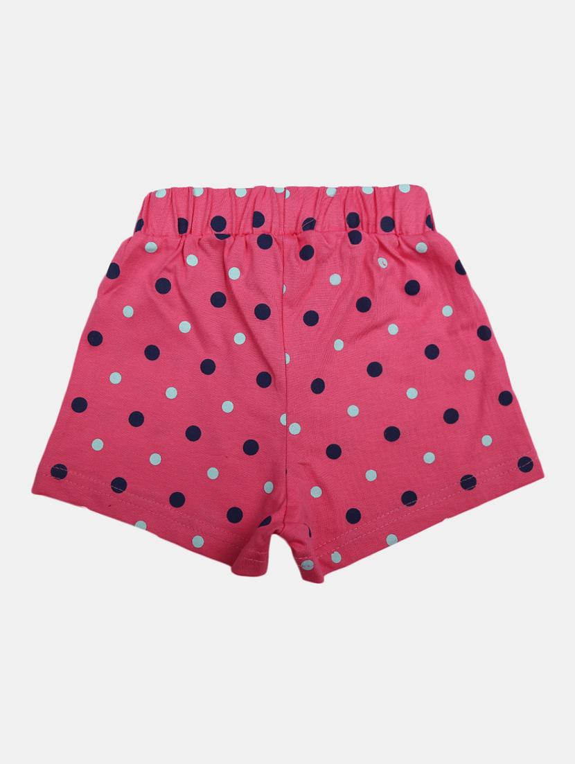 girls printed t-shirt and shorts set - 19474665 - Standard Image - 3