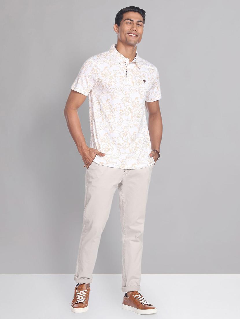 printed cotton blend t-shirt - 19474952 - Standard Image - 3