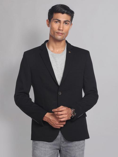solids terry rayon formal blazer - 19475034 - Standard Image - 0