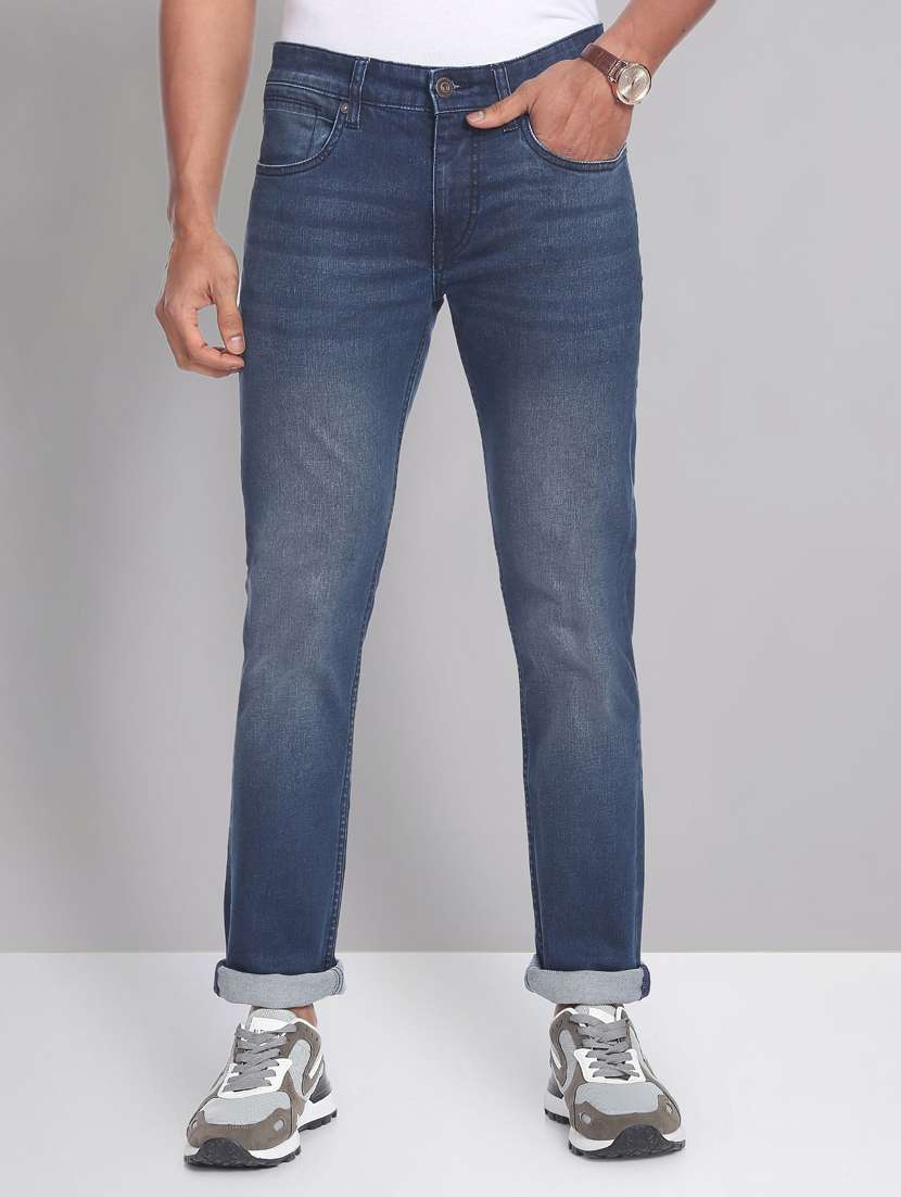 mens slim fit plain jeans