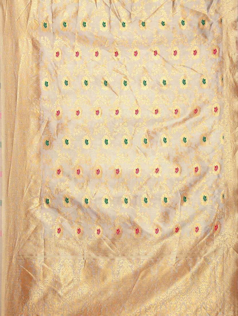 women's banarasi saree with blouse - 19475888 - Standard Image - 3