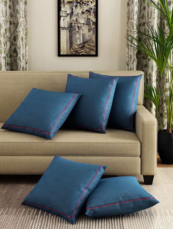 Buy online Swayam Solid Cushion Covers from Cushions Throws for