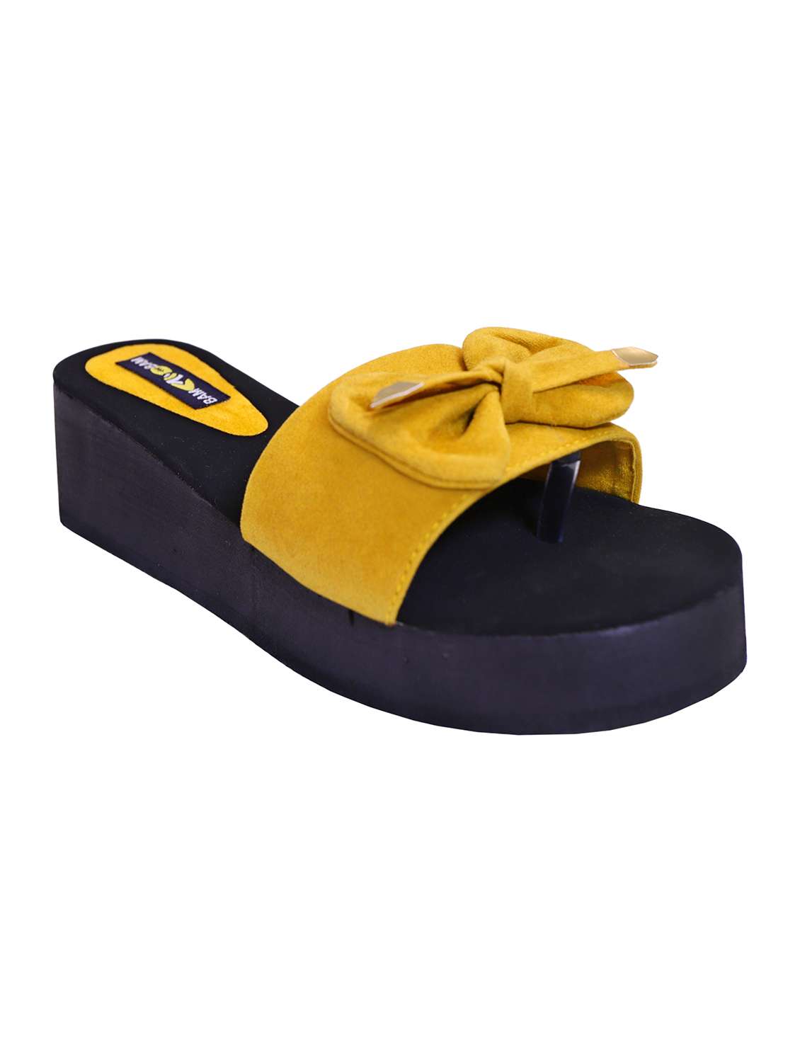 yellow slip on wedge - 19480460 - Zoom Image - 0