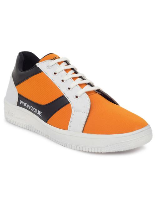 orange lace up sneaker - 19480890 - Standard Image - 0