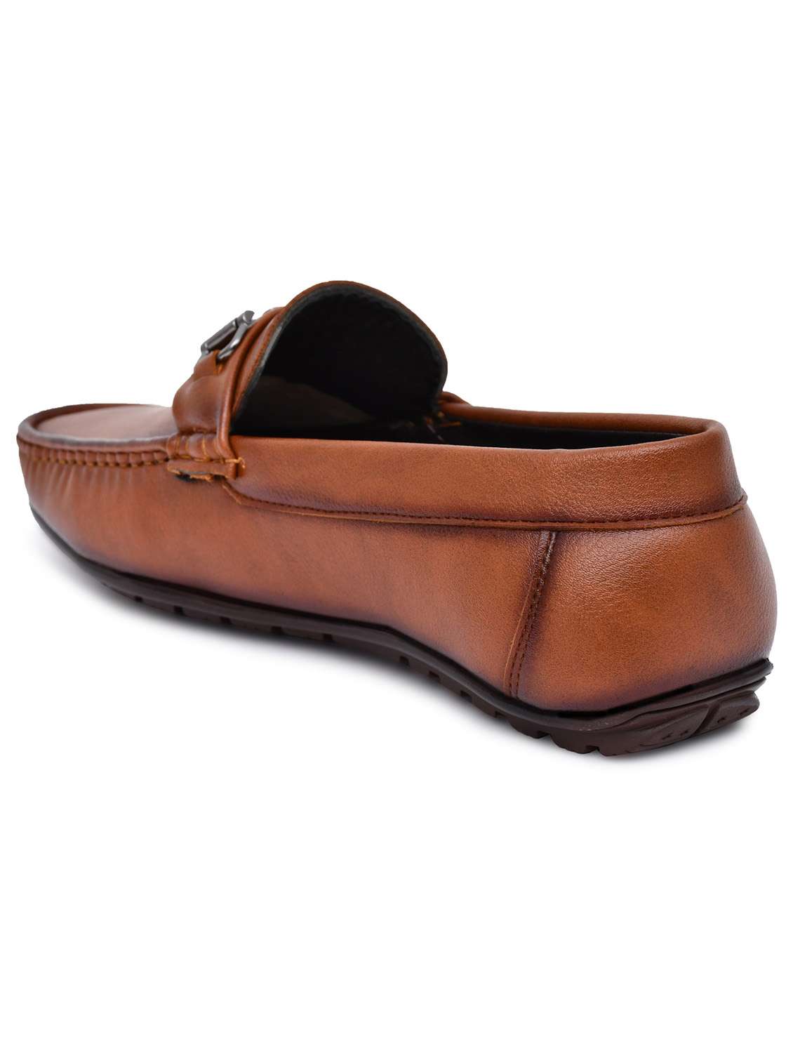 tan patent leather slip on loafers - 19481085 - Standard Image - 3