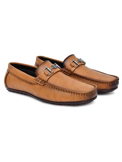 yellow patent leather slip on loafers - 19481086 - Standard Image - 0