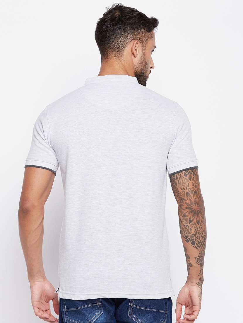 white solid t-shirt - 19481145 -  Standard Image - 3