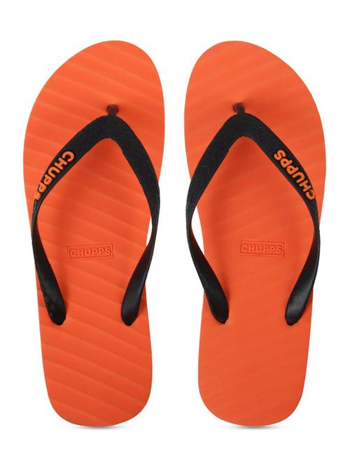 orange toe separator flip flops - 19481594 - Standard Image - 0