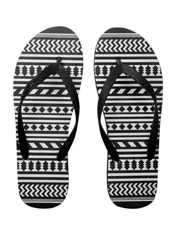 printed toe separator flip flops - 19481658 - Zoom Image - 0