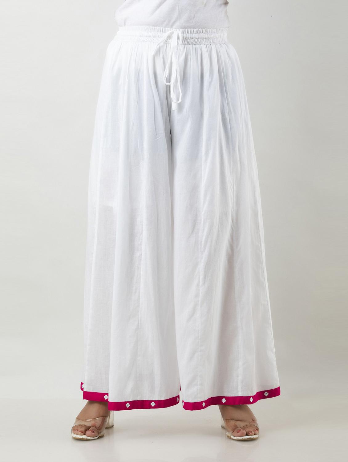 women embroidered kurta with palazzo set - 19481698 - Standard Image - 3